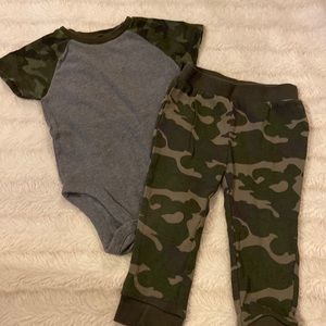 Camo two piece set